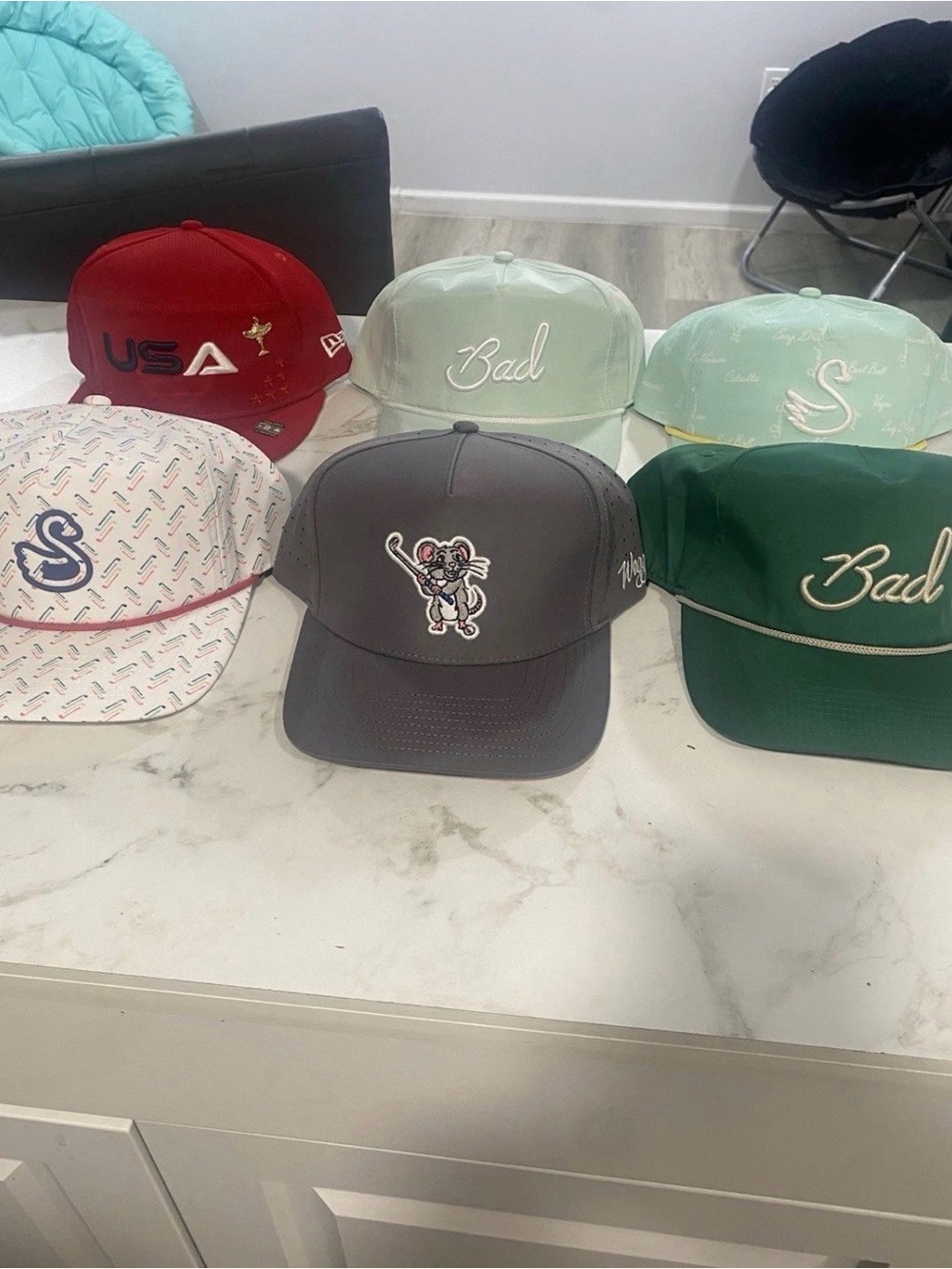Golf Hat Bundle (Swannies, Waggle, Bad Birdie, Ryder Cup)